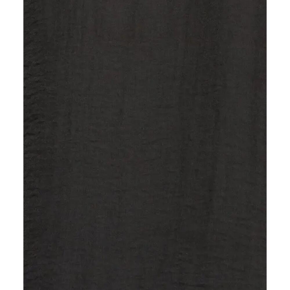 Vince Camuto Split Neck Balloon Sleeve Satin Tunic Top | Plus 3X, Black NEW - Picture 7 of 7